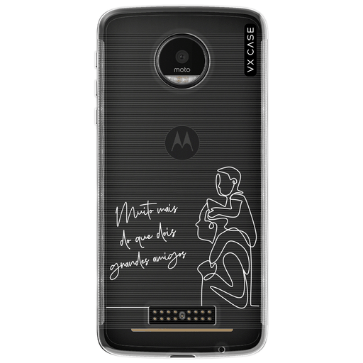 Capa para Moto Z Play VX Case Mais que grandes amigos - VX Case