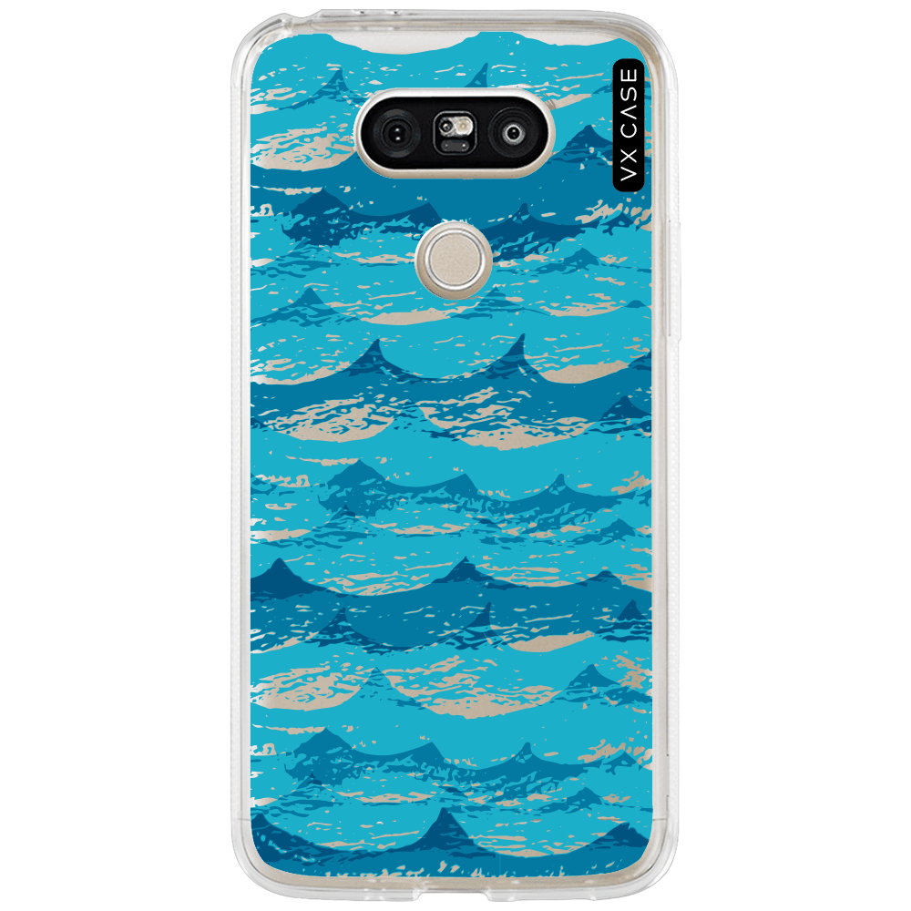 Capa para LG G5 VX Case Ocean Waves Silicone TPU Translúcida - VX Case