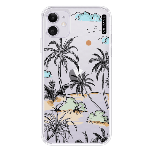 capa-para-iphone-11-vx-case-sun-sand-and-palm-trees-transparente