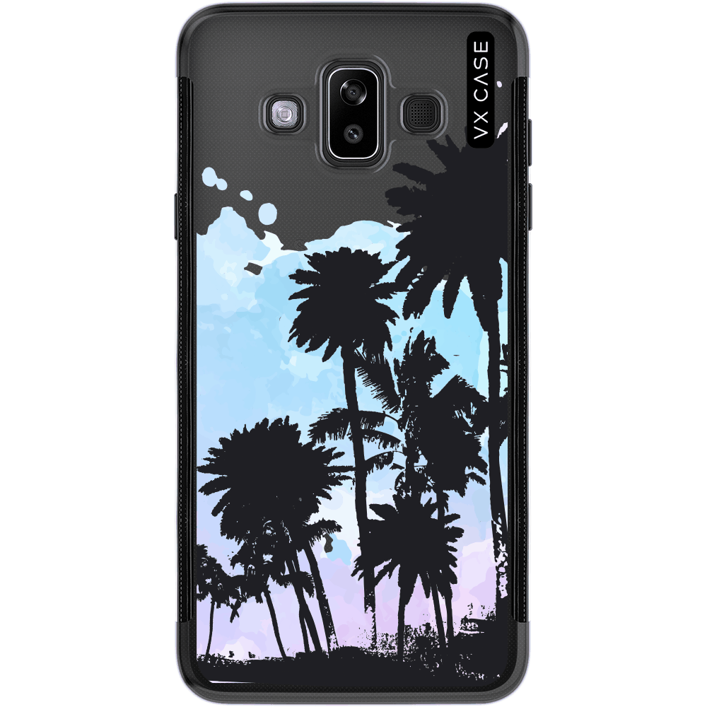 Capa para Galaxy J7 Duo [2018] VX Case Sunset Beach Silicone TPU  Translúcida - VX Case