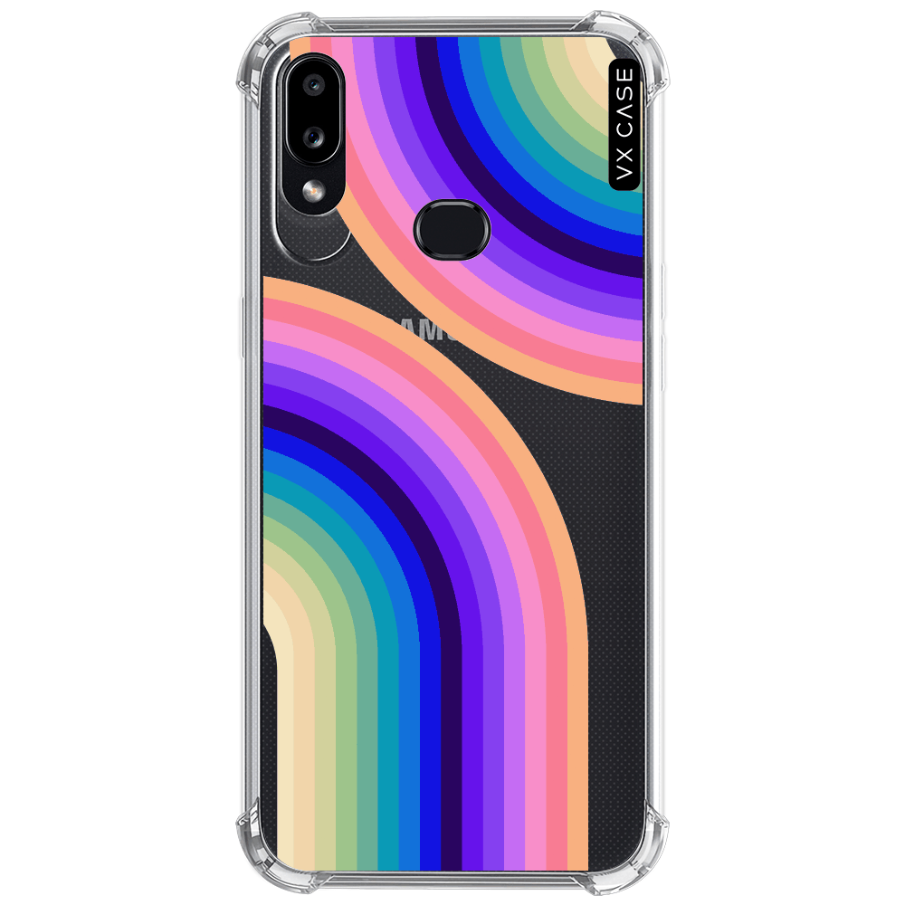 Capa para Galaxy A10s VX Case Vintage Rainbow - VX Case