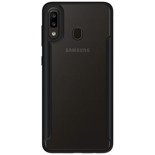 Capa para Galaxy A20/A30 Shield Cover VX Case Transparente com Bordas  Laterais em Preto Metálico - VX Case