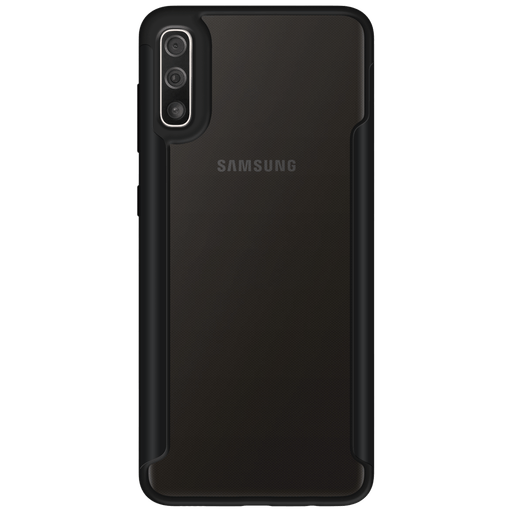 Capa para Galaxy A50/A30s Shield Cover VX Case Transparente com Bordas  Laterais em Preto Metálico - VX Case