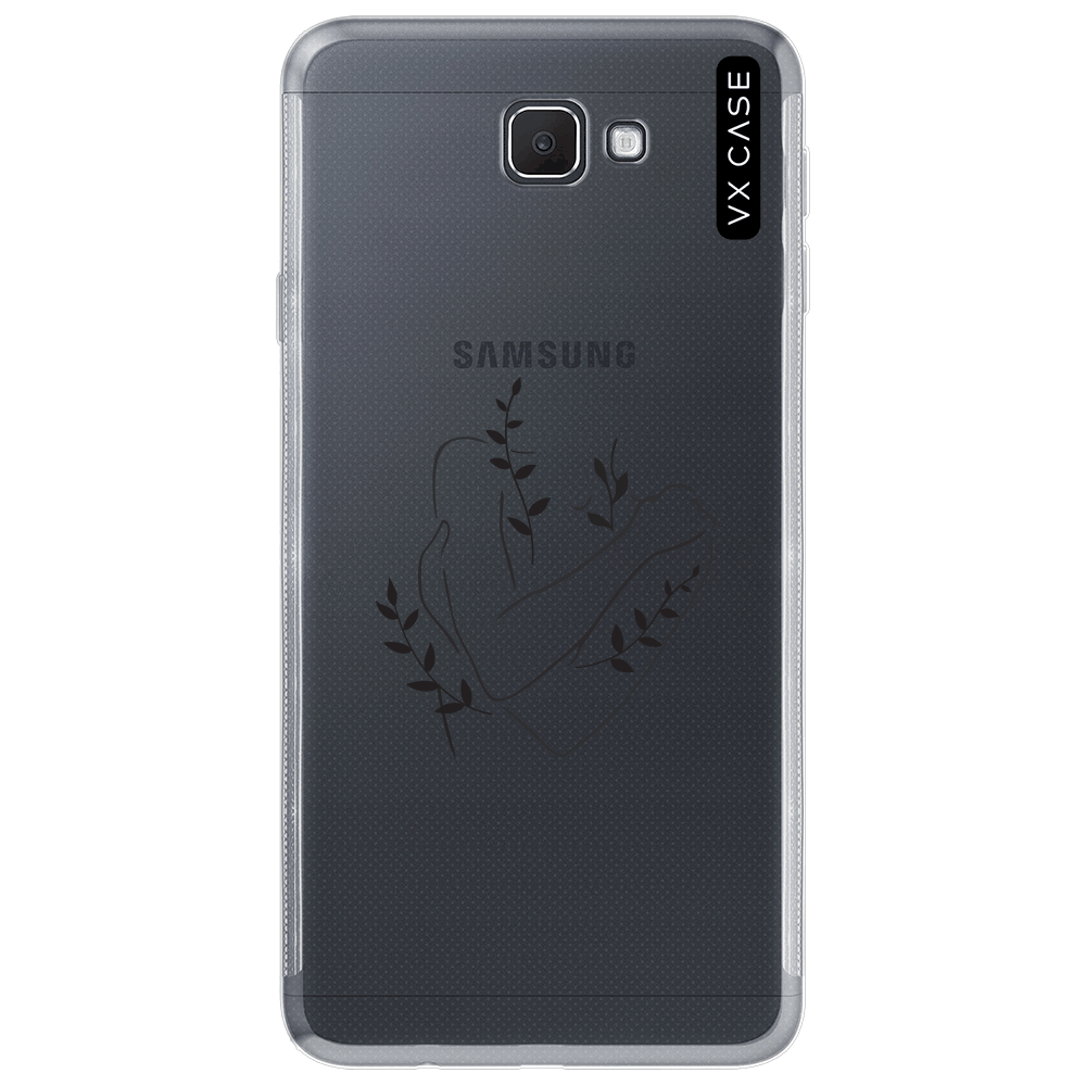 Capa para Galaxy J7 Prime VX Case Growing Self Silicone TPU Translúcida -  VX Case