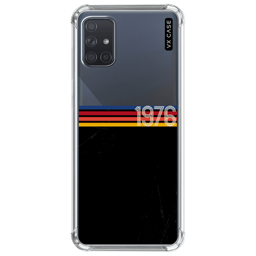 Capa para Galaxy A71 VX Case Retro Age Silicone TPU Translúcida - VX Case