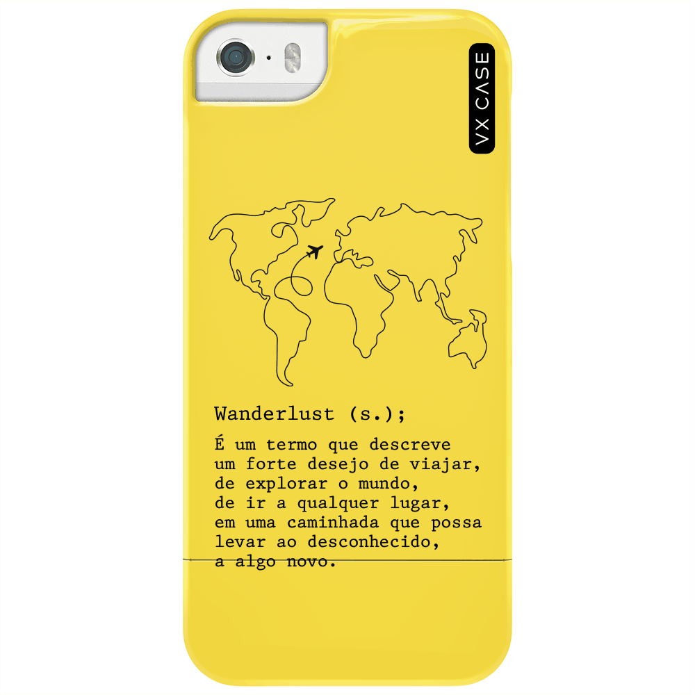 Capa para iPhone 5/S/SE VX Case Wanderlust Significado - VX Case