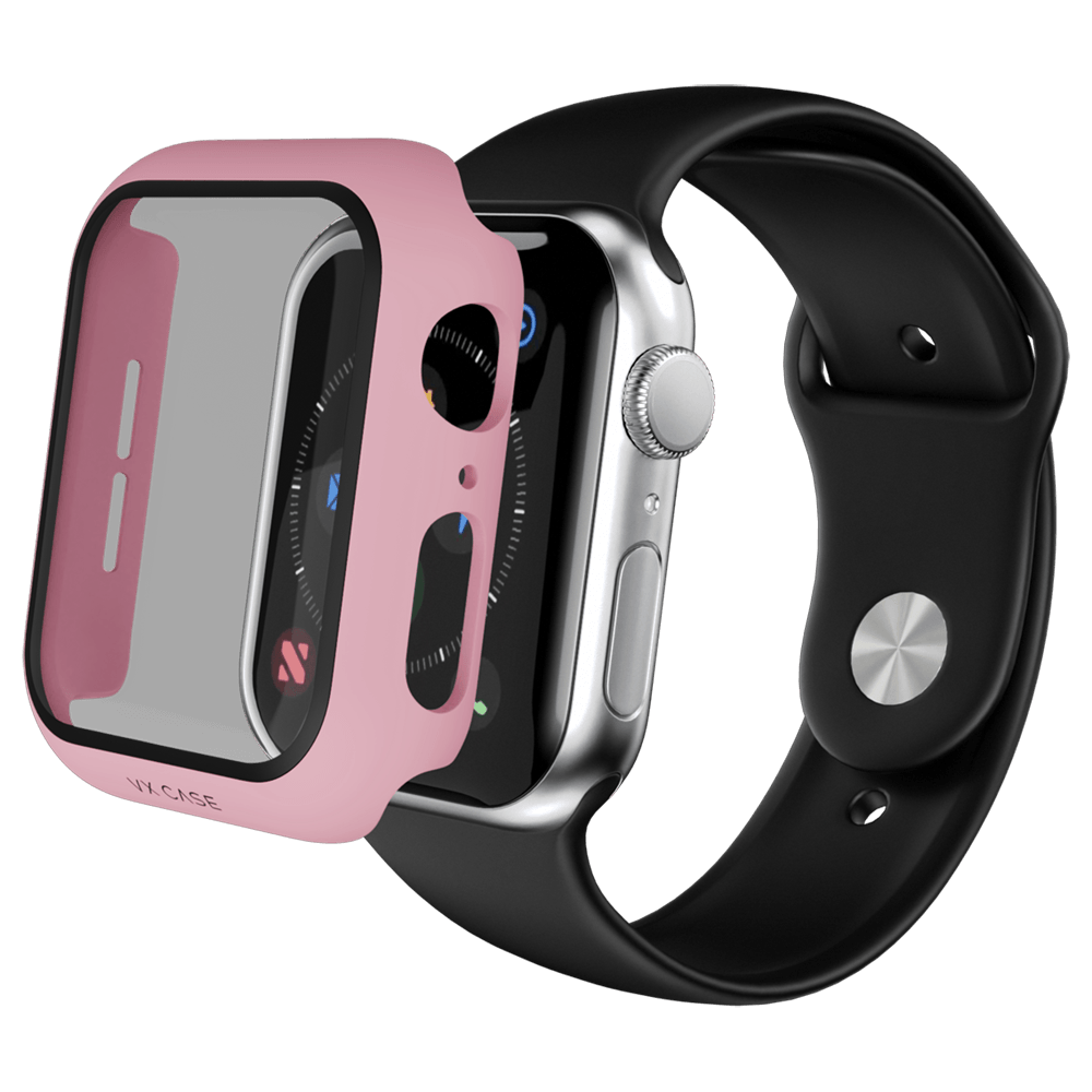 apple watch preto com rosa