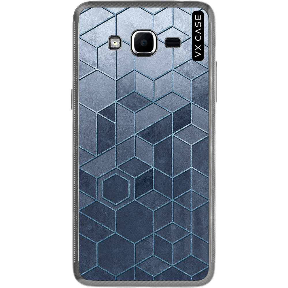 Capa para Galaxy J3 VX Case Blue Relief - VX Case