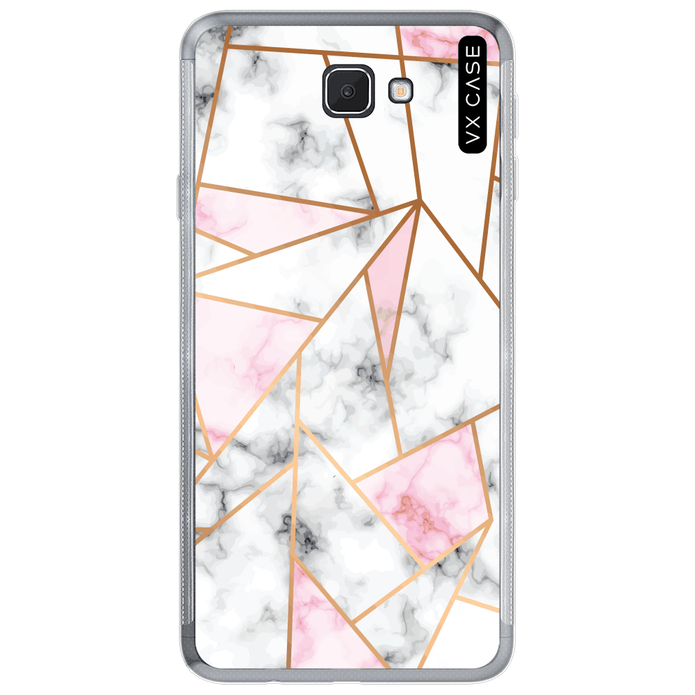 Capa para Galaxy J7 Prime VX Case Mosaic Marble Silicone TPU Translúcida -  VX Case