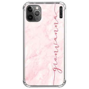 capa-para-iphone-11-pro-max-vx-case-rose-marble-name-translucida
