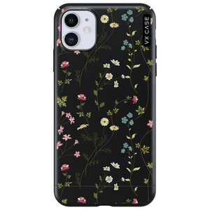 capa-para-iphone-11-vx-case-tiny-flowers-preta-fosca