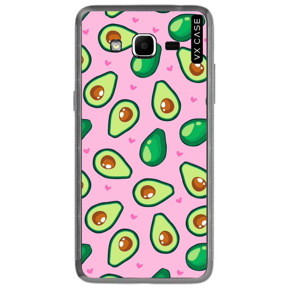 Capa para Galaxy J2 Prime VX Case Love Avocado Silicone TPU Translúcida -  VX Case