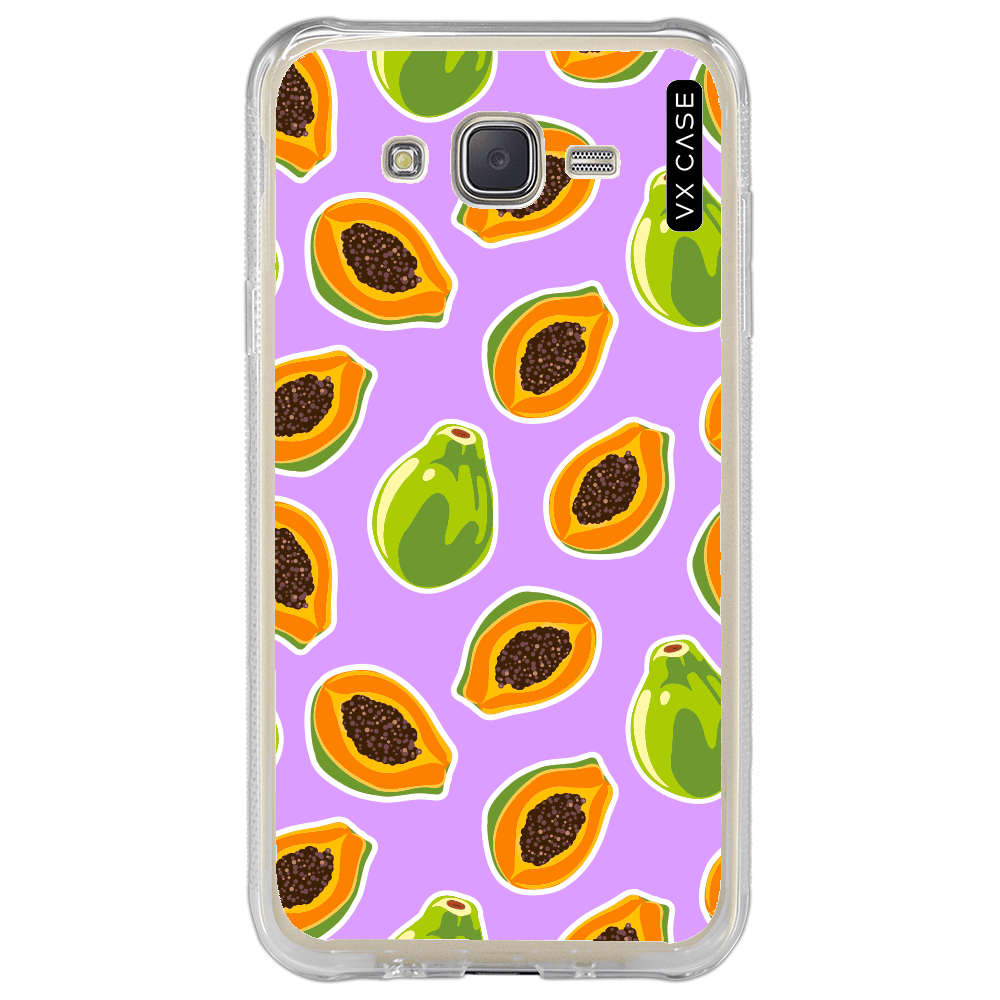 Capa para Galaxy J7/J7 Neo VX Case Papaya Silicone TPU Translúcida - VX Case