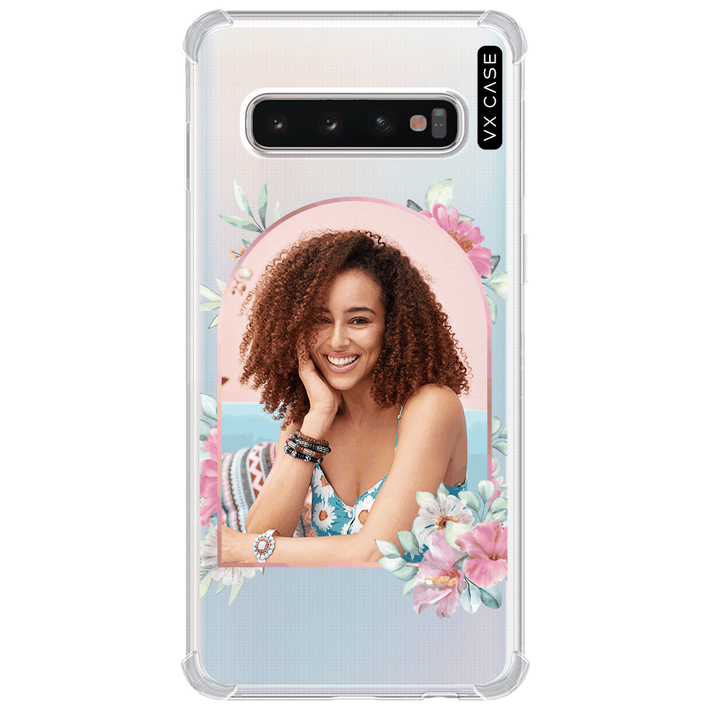 Capinha personalizada Print My Case para Galaxy S10 Plus - VX Case - Arch  Of Love Silicone TPU Translúcida - VX Case