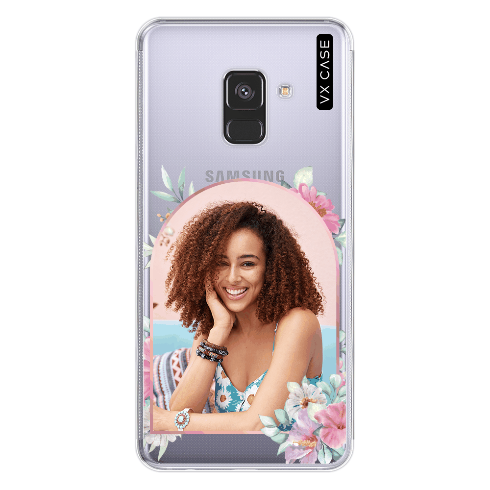 Capinha personalizada Print My Case para Galaxy A8 Plus [2018] - VX Case -  Arch Of Love - VX Case