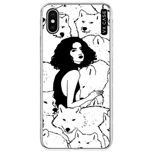 capa-para-iphone-xs-vx-case-girl-with-the-wolves-translucida