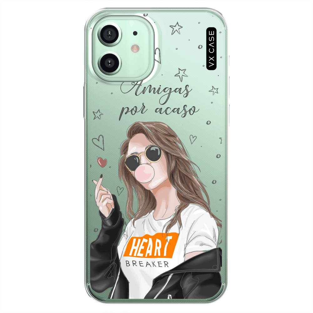 Capa para iPhone 12 Mini VX Case BFF Amigas por acaso - VX Case