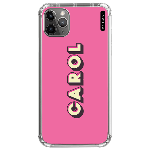 Capa para iPhone 11 Pro Max VX Case Watermelon Pink Silicone TPU  Translúcida - VX Case