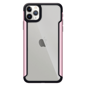 24910-Capa-para-iPhone-11-Pro-Max-Shield-Cover-VX-Case---Transparente-com-Bordas-Laterais-Rosa-Metalico
