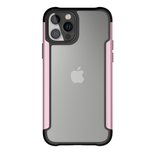 24911-Capa-para-iPhone-12--12-Pro-Shield-Cover-VX-Case---Transparente-com-Bordas-Laterais-Rosa-Metalico