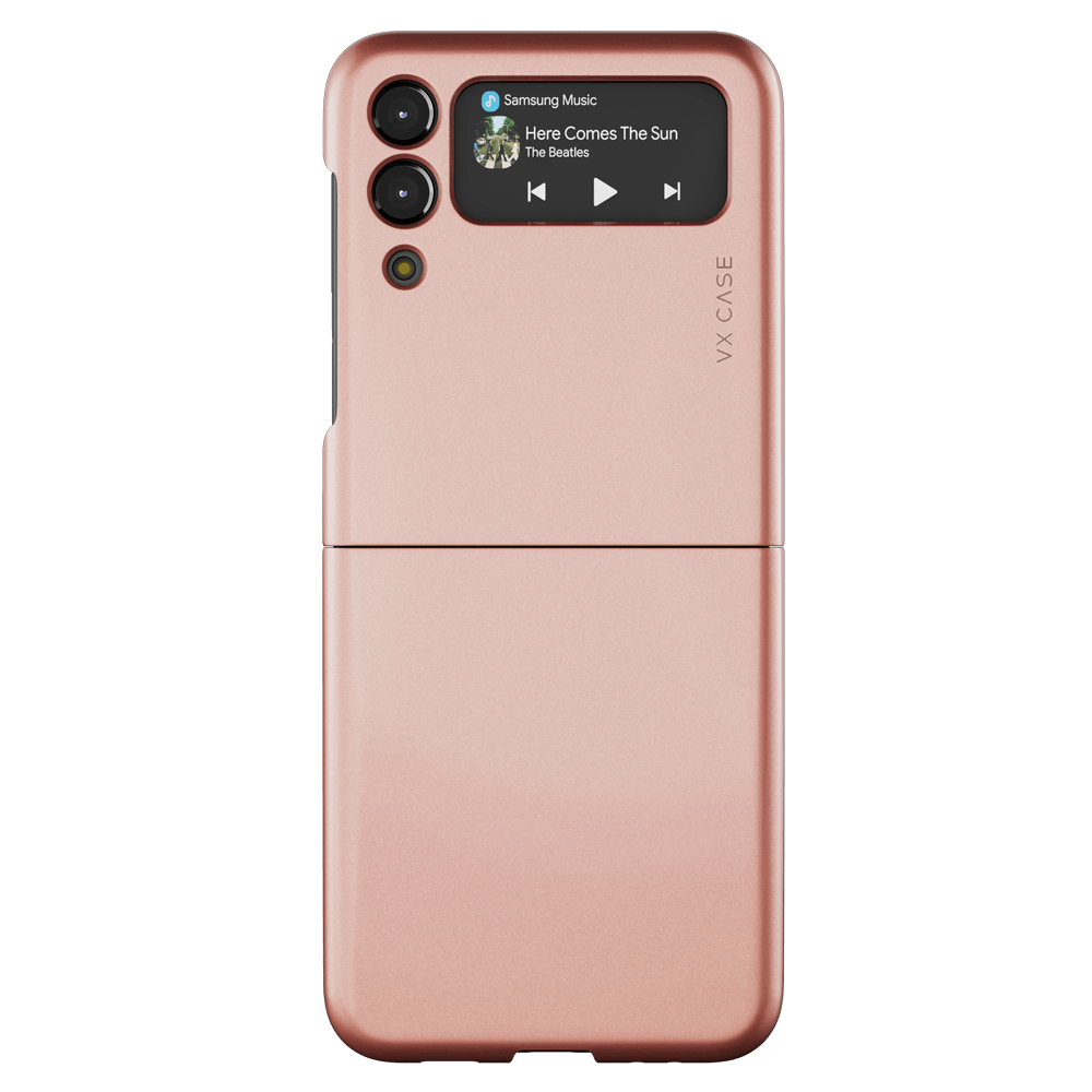 Capa para Galaxy Z Flip 3 VX Case - Rosê gold - VX Case