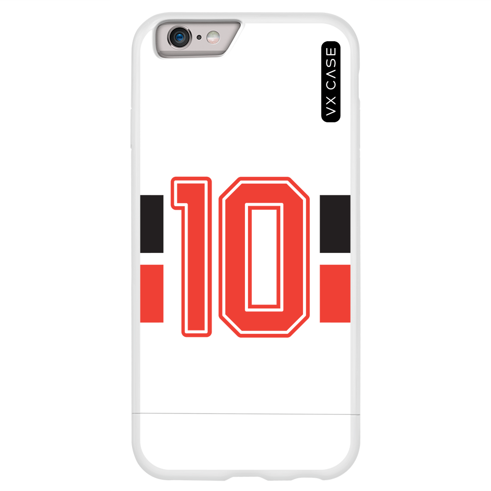 Capa para iPhone 6/S VX Case Tricolor [Branca, Vermelha, Preta] - VX Case