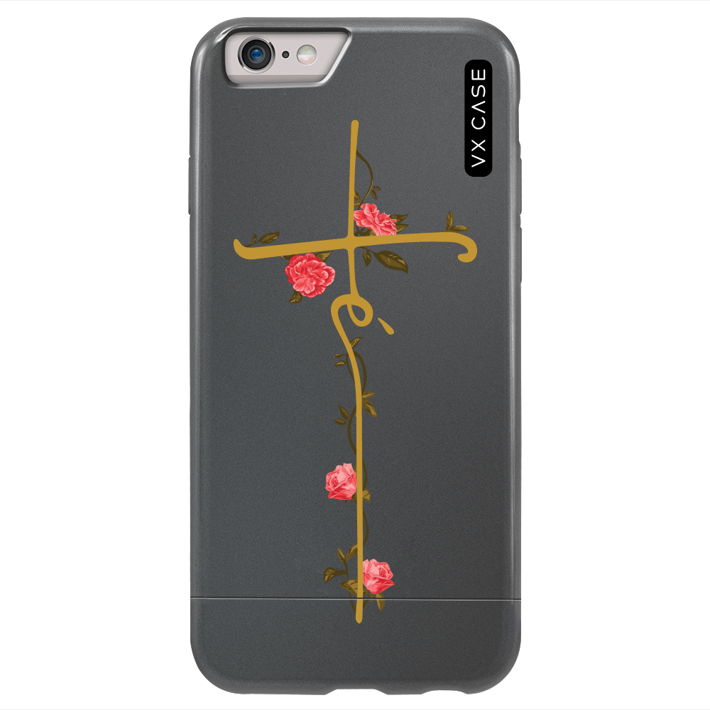 Capa para iPhone 6/S VX Case Fé Floral [amarelo] - VX Case