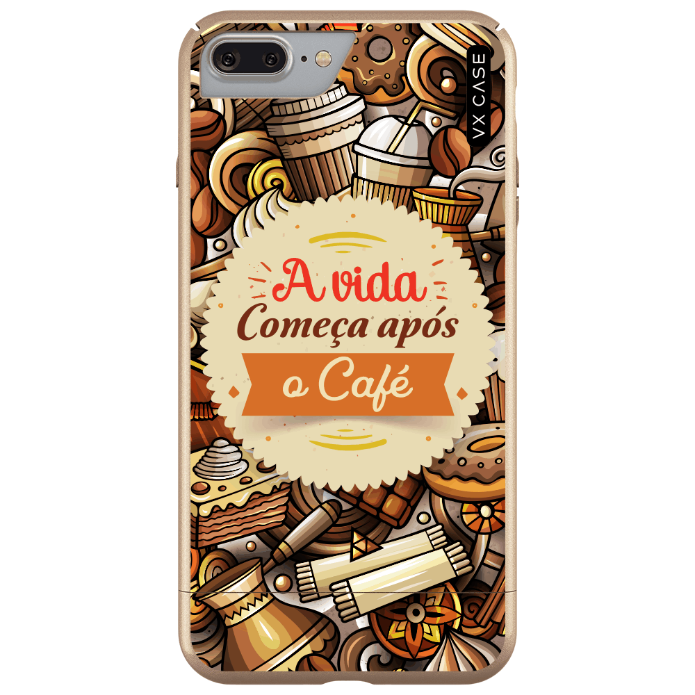 Capa para iPhone 7/8 Plus VX Case A Vida após o Café - VX Case