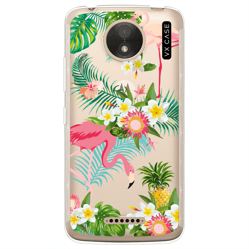 Capa para Moto C Plus VX Case Flamingo - VX Case