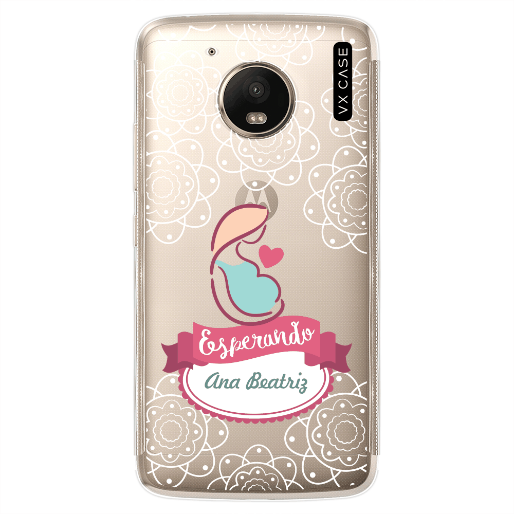 Capa para Moto G5 Plus VX Case Esperando Menina - VX Case