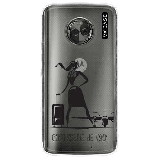 Capa para Moto X4 VX Case Comissária de Vôo - VX Case