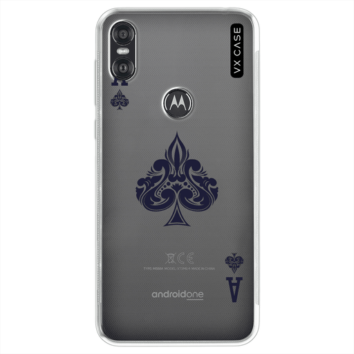 Capa para Motorola One VX Case Ás de Espadas - VX Case