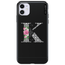 capa-para-iphone-11-vx-case-monograma-floral-k-branco-preta-fosca