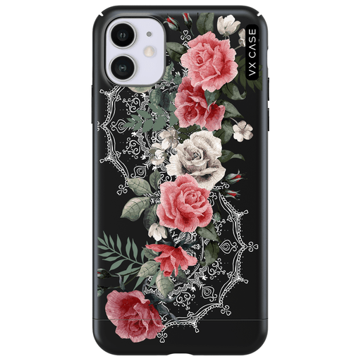 capa-para-iphone-11-vx-case-lace-roses-branco-preta-fosca