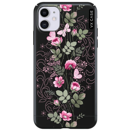 capa-para-iphone-11-vx-case-flower-growth-preta-fosca