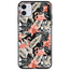capa-para-iphone-11-vx-case-tropical-flamingos-preta-fosca