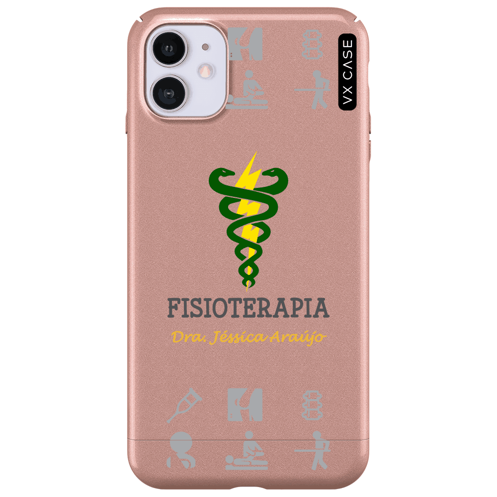 Capinha de Celular Personalizada Profissões Fisioterapia Eu que fiz