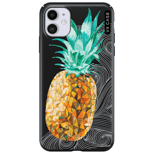 capa-para-iphone-11-vx-case-pineapple-preta-fosca