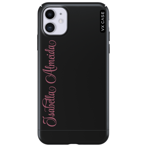 capa-para-iphone-11-vx-case-nome-personalizado-classic-rose-preta-fosca