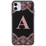 capa-para-iphone-11-vx-case-letra-glitter-renda-rosa-preta-fosca