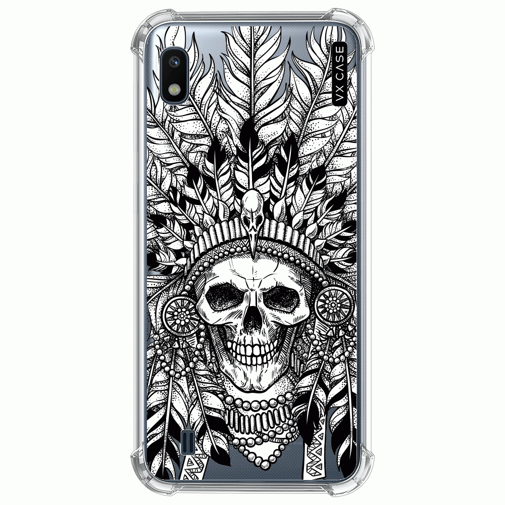 Capa para Galaxy A10 VX Case Indian Skull [capas de cor escura] - VX Case