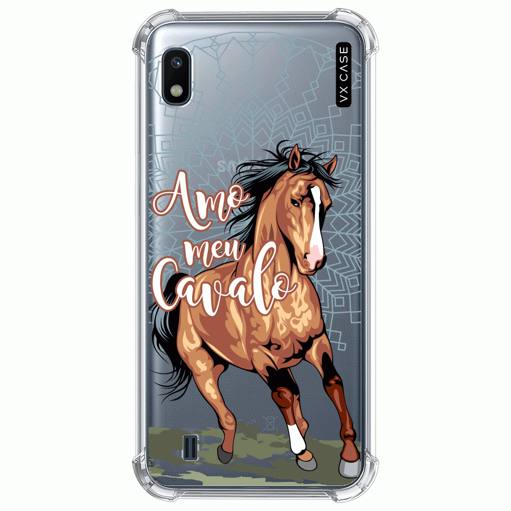 Capa para Galaxy A10 VX Case Amo meu Cavalo - VX Case