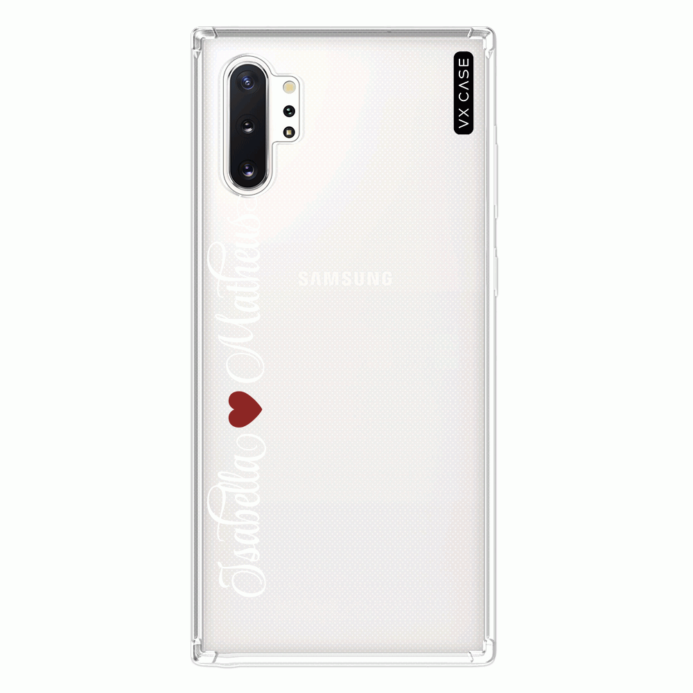 Capa para Galaxy Note 10 Plus VX Case Namorados Classic [Branca] - VX Case
