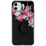 capa-para-iphone-11-vx-case-bouquet-name-c-preta-fosca