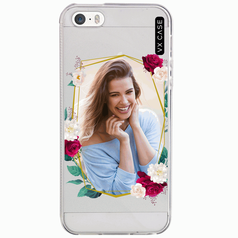 Capinha personalizada Print My Case para iPhone 5/S/SE - VX Case - Spring  Frame - VX Case