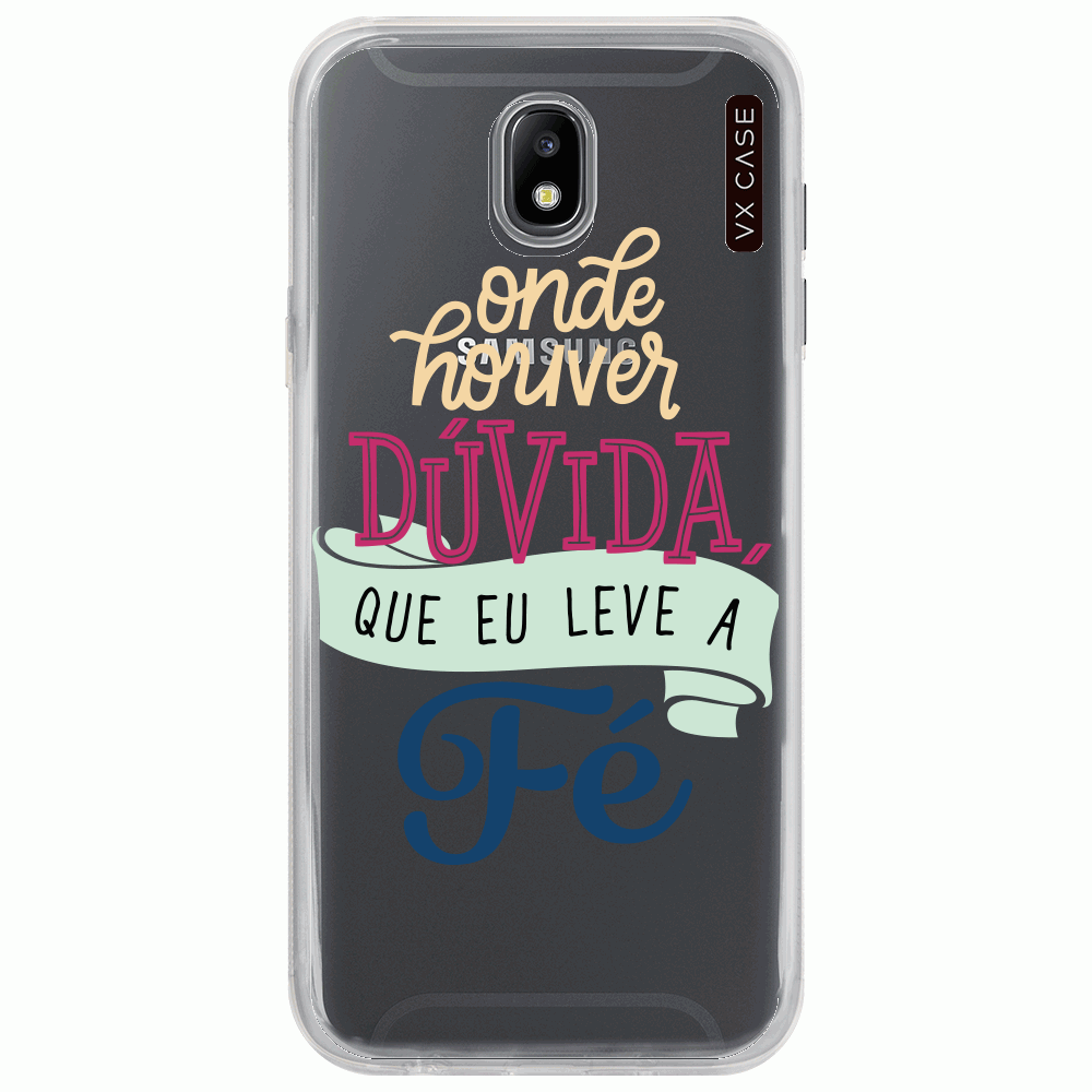 Capa para Galaxy J7 Pro VX Case Que eu leve a Fé - VX Case