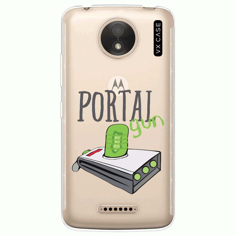 Capa para Moto C Plus VX Case Portal Gun - VX Case