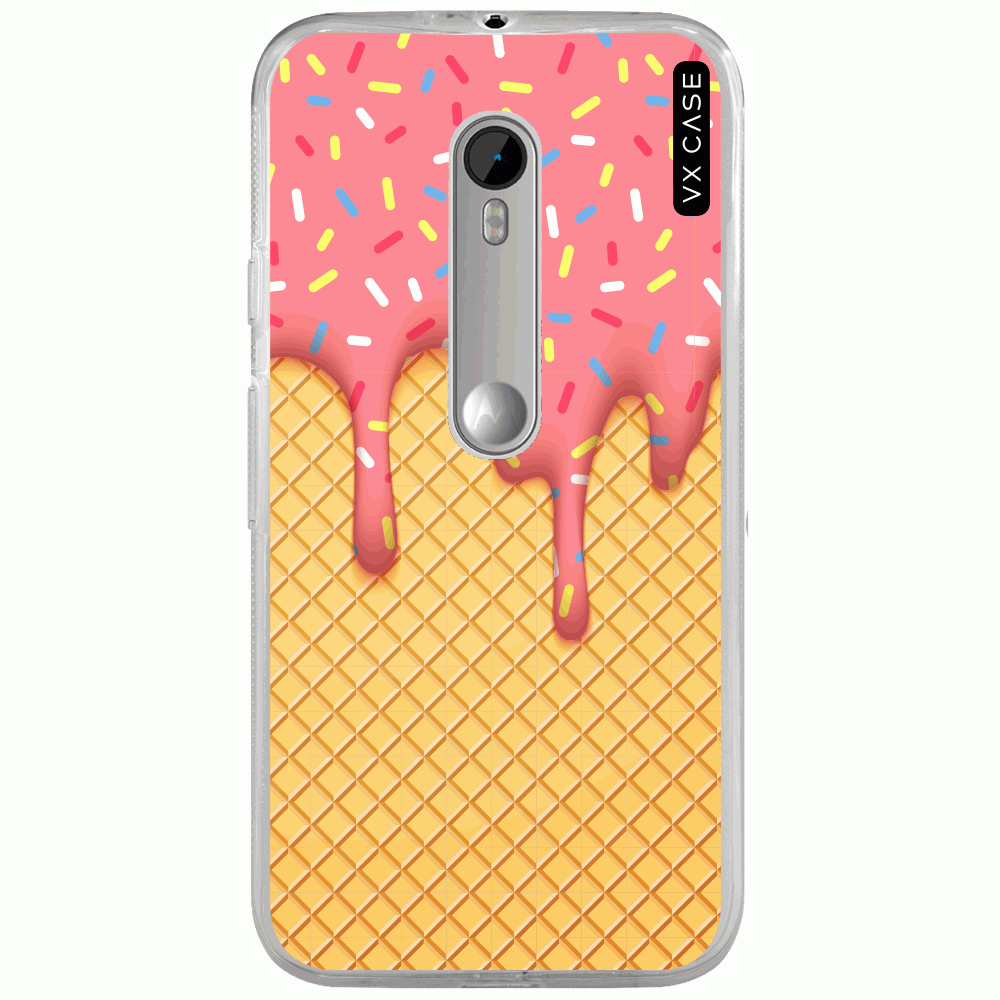 Capa para Moto G3 VX Case Morango Festa - VX Case