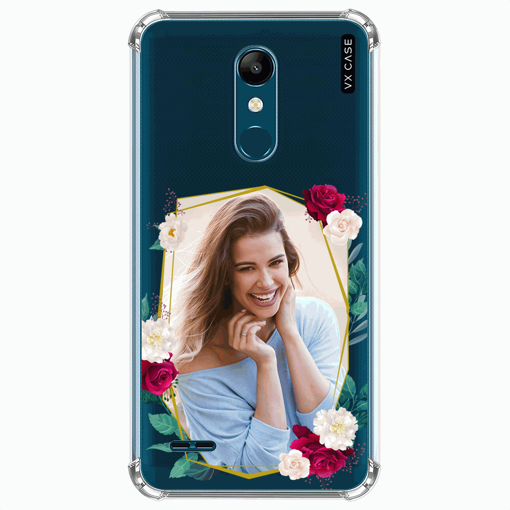 Capinha personalizada Print My Case para LG K11 Alpha/K11 Plus - VX Case -  Spring Frame - VX Case