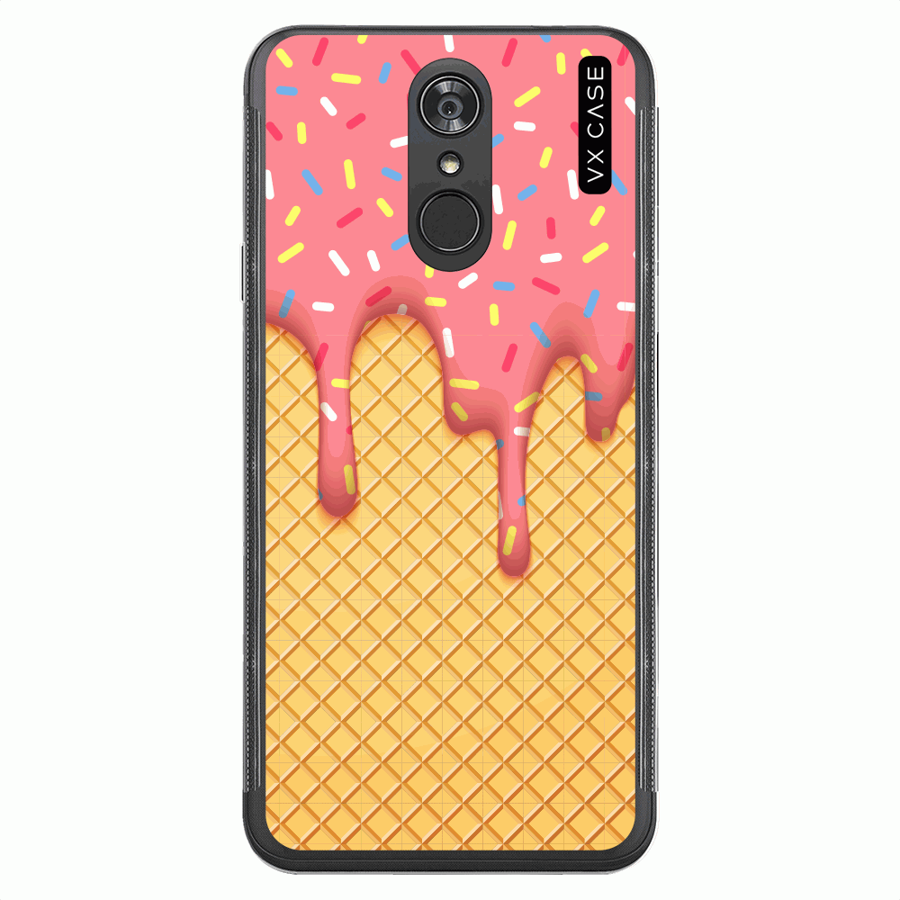 Capa para LG Q7/Q7 Plus VX Case Morango Festa - VX Case